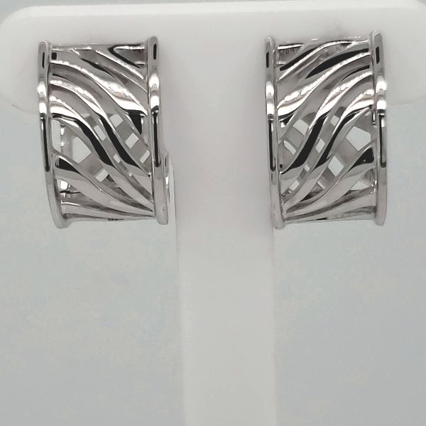 Breuning Sterling Silver Small Hoop Earring Van Scoy Jewelers Wyomissing, PA