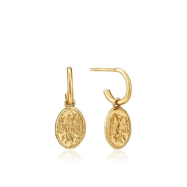 ANIA HAIE NIKA MINI HOOP EARRINGS GOLD PLATED Van Scoy Jewelers Wyomissing, PA