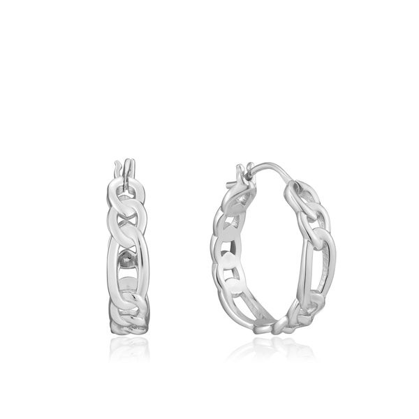 ANIA HAIE | STERLING SILVER | HOOP EARRINGS | FIGARO Van Scoy Jewelers Wyomissing, PA