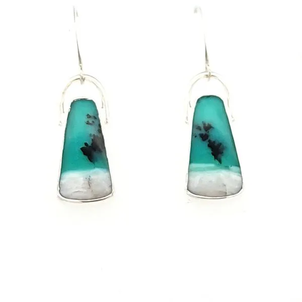 Patti Page Sterling Silver Earrings with Chrysocolla | Un...