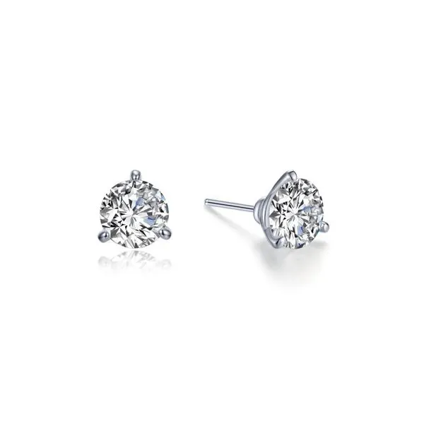 Martini Solitaire Stud Earrings with LASSAIRE Simulated Diamonds | VanScoy Jewelers of Wyomissing Van Scoy Jewelers Wyomissing, PA