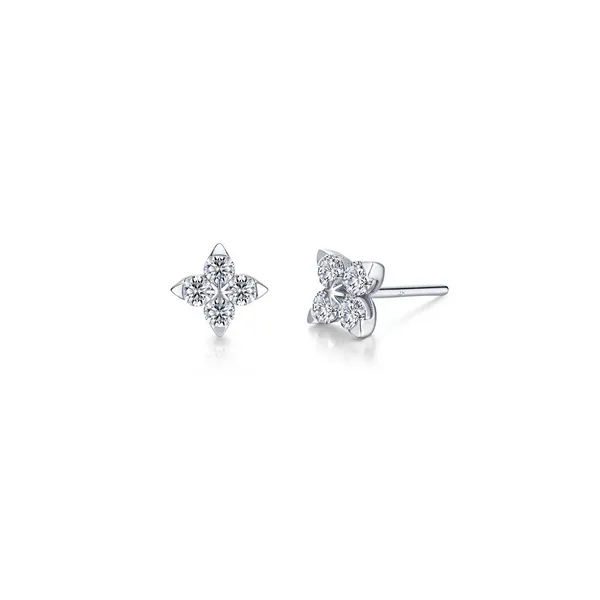 Lafonn Trillium Bud Earrings with Lassaire Simulated Diamonds | VanScoy Jewelers of Wyomissing Van Scoy Jewelers Wyomissing, PA