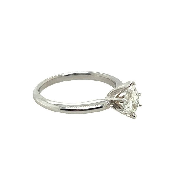 14k WG 0.83CTTW Pear Diamond Solitaire Ring Image 2 Vaughan's Jewelry Edenton, NC