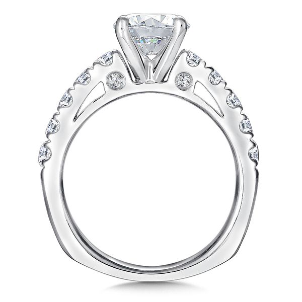 14k WG 0.69CT Diamond Wedding Band Image 2 Vaughan's Jewelry Edenton, NC