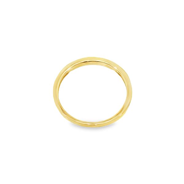 14k Honey Gold 0.10CTTW Vanilla Baguette Dia Band Image 2 Vaughan's Jewelry Edenton, NC