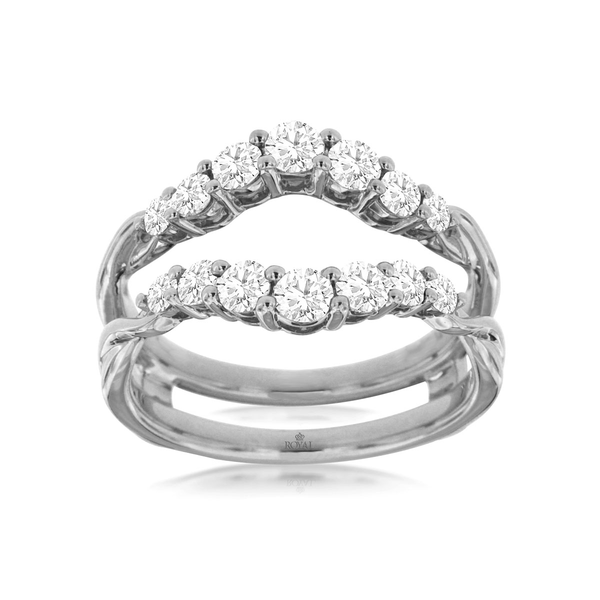 14k WG 0.92CTTW Diamond Drop Guard Vaughan's Jewelry Edenton, NC