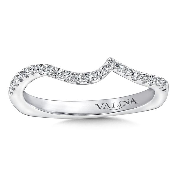 7.5, 14k WG 0.16CT Diamond Wedding Band Vaughan's Jewelry Edenton, NC