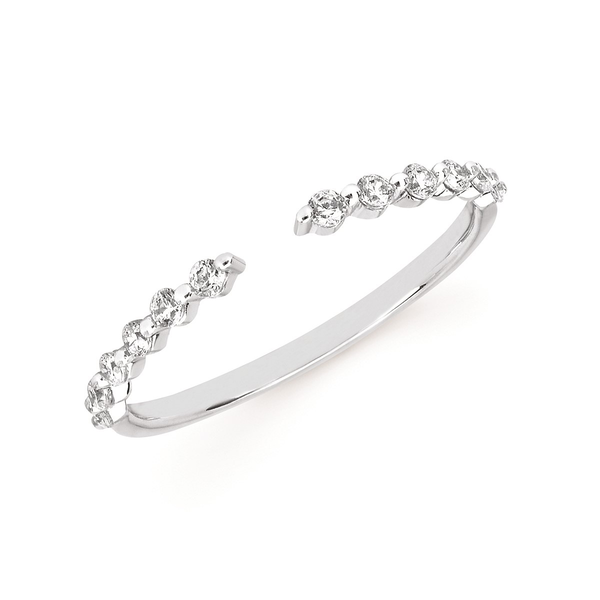 14k WG 0.25 CTTW Diamond Open Wrap Vaughan's Jewelry Edenton, NC