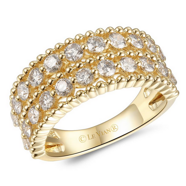 14k Honey Gold 1.37CTTW Nude Diamond Ring Vaughan's Jewelry Edenton, NC