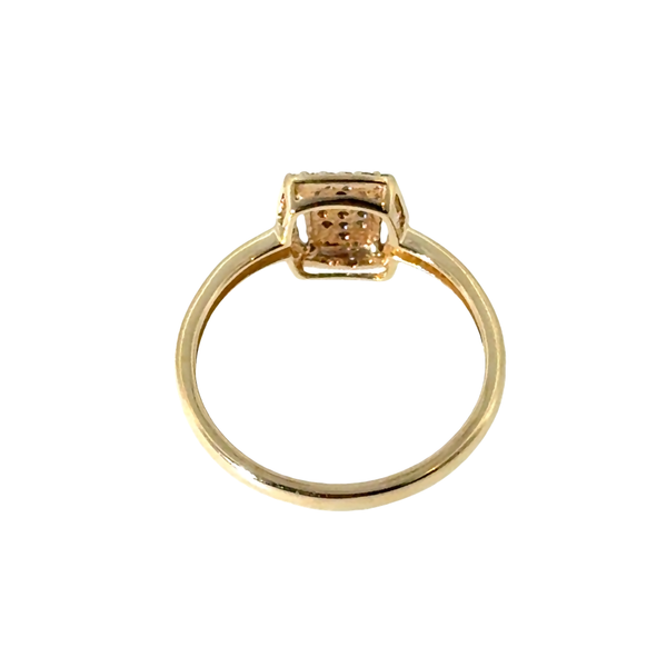 7, 14k YG 0.10CTTW Dia Cluster Ring (Previously Owned) 1.82gr Image 2 Vaughan's Jewelry Edenton, NC