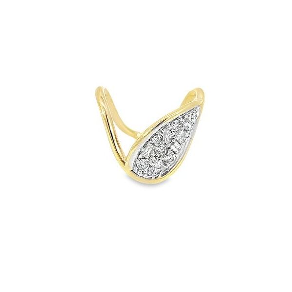 14k YG 0.66CTTW Multi-Shape Diamond U Ring Vaughan's Jewelry Edenton, NC