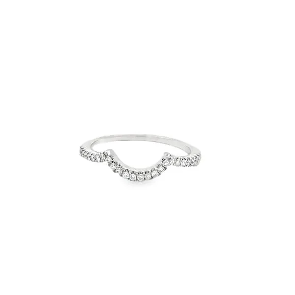 5, 14k WG 1.13CTTW 0.75CT Princess Diamond Engagement Ring with a Double Halo and 0.125CTTW Matching Diamond Wedding Band (Previously Owned) Image 2 Vaughan's Jewelry Edenton, NC