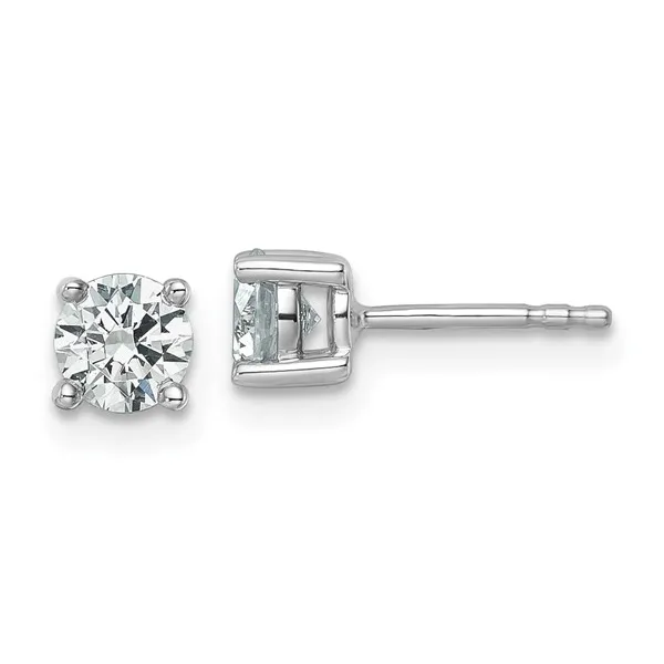 14k WG 1.00CTTW LAB Grown Diamond Studs Vaughan's Jewelry Edenton, NC