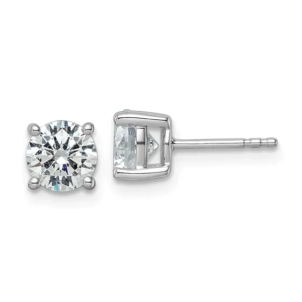 14k WG 2.00CTTW LAB Grown Diamond Studs Vaughan's Jewelry Edenton, NC