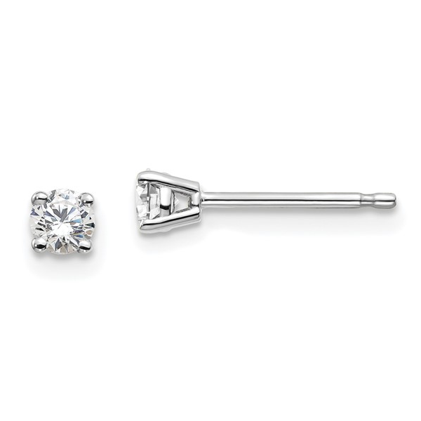 14k WG 0.25CTTW LAB Grown Diamond Studs Vaughan's Jewelry Edenton, NC