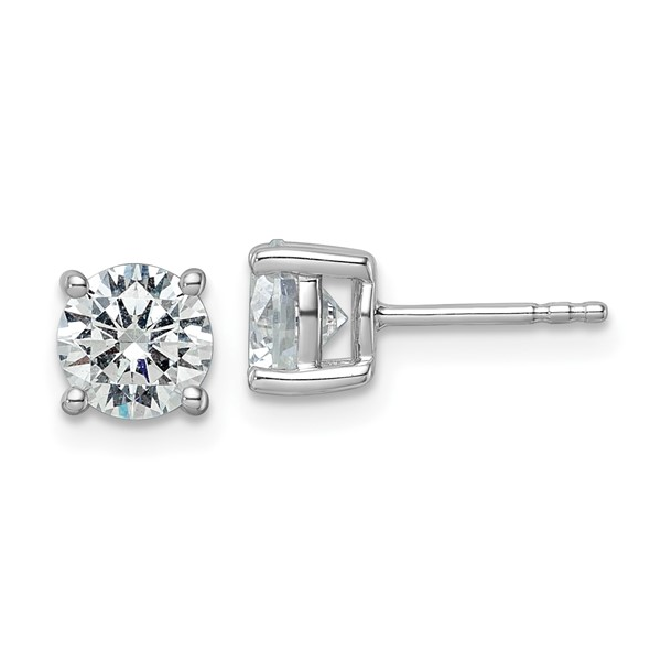 14k WG 2.00CTTW LAB Grown Diamond Studs Vaughan's Jewelry Edenton, NC