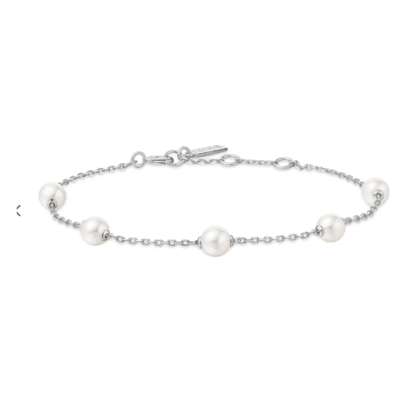 SS Pearl Station Bracelet Vaughan's Jewelry Edenton, NC