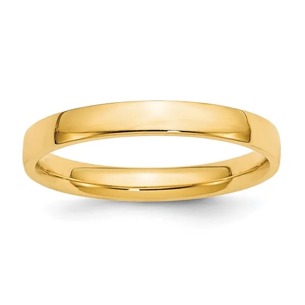 9, 10k YG 3mm Comfort Fit Wedding Band Vaughan's Jewelry Edenton, NC