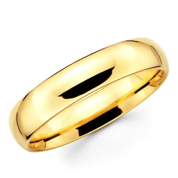 9, 10k YG 5mm Comfort Fit Band Vaughan's Jewelry Edenton, NC
