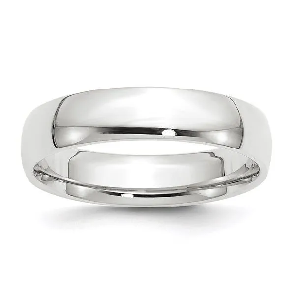 10, 10k WG 5mm Comfort Fit Band Vaughan's Jewelry Edenton, NC