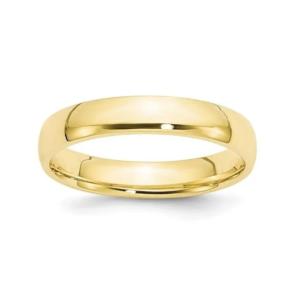 11, 10k YG 4mm Comfort Fit Band Vaughan's Jewelry Edenton, NC