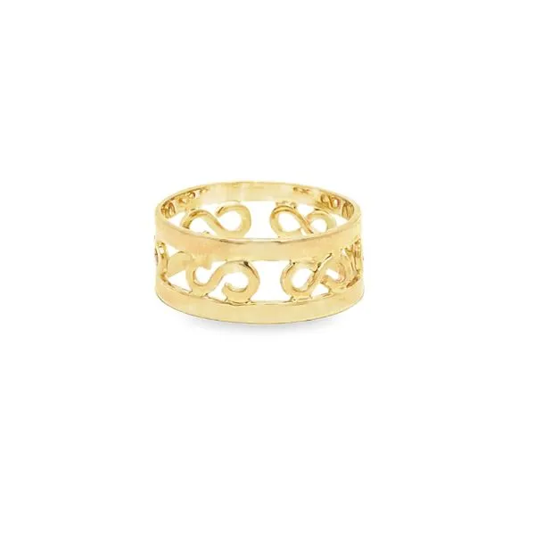 7, 14k YG Infinity Multi Infinity Ring (3.5g) Image 2 Vaughan's Jewelry Edenton, NC