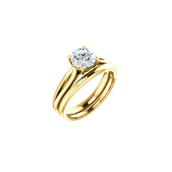 14k YG Contoured Polished Band Image 2 Vaughan's Jewelry Edenton, NC