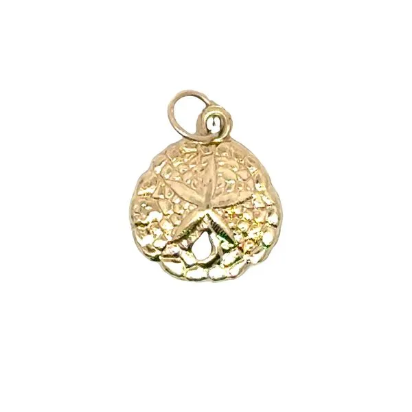 14k YG Small Sand Dollar Charm (Previously Owned) 0.18gr Vaughan's Jewelry Edenton, NC