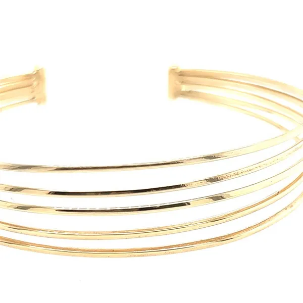 14k YG 16.9g Multi-Layered Cuff Bracelet Vaughan's Jewelry Edenton, NC