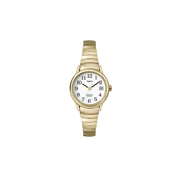 Ladies Yellow Tone Expansion Band Watch Vaughan's Jewelry Edenton, NC
