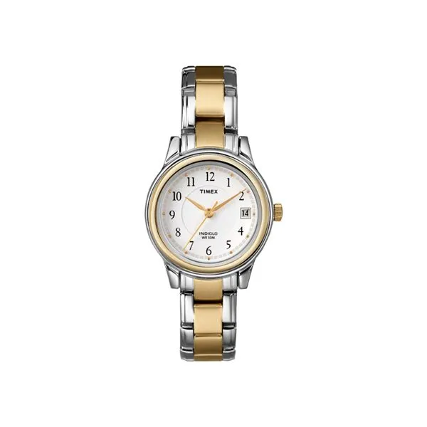 TT Link Band White Dial Timex Watch Vaughan's Jewelry Edenton, NC