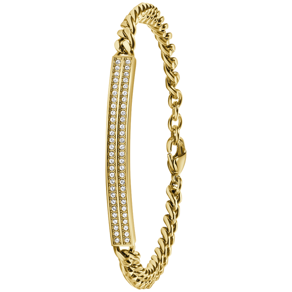 Caravelle Yellow Tone Watch with White Dial and Matching Bracelet Image 2 Vaughan's Jewelry Edenton, NC