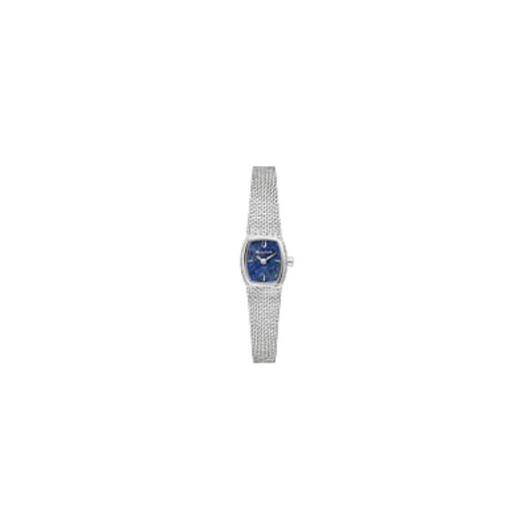 Bulova Goddess of Time Lapis Silvetone Rectangle Face Vaughan's Jewelry Edenton, NC