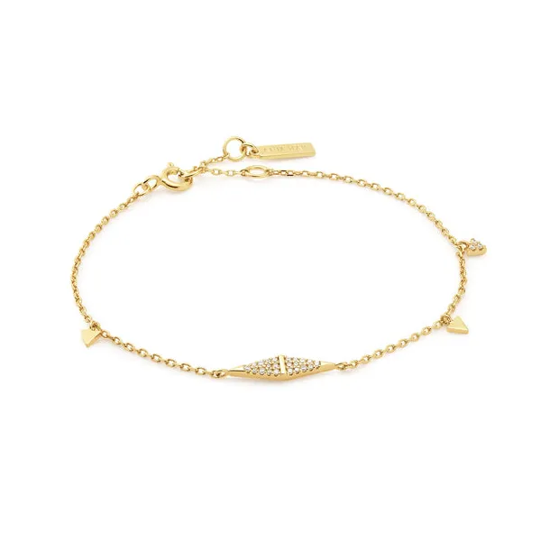 YGP, Gold Geometric Chain Bracelet Vaughan's Jewelry Edenton, NC