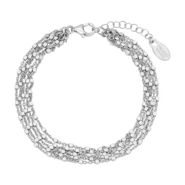 SS Five Strand Cube Bracelet Vaughan's Jewelry Edenton, NC
