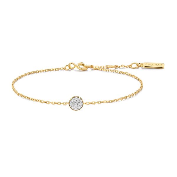 YGP Pavé Disc Bracelet Vaughan's Jewelry Edenton, NC