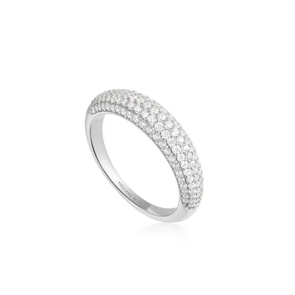 Silver Pave Dome Ring Vaughan's Jewelry Edenton, NC