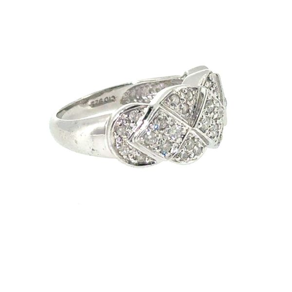 7, SS 0.22CTTW Diamond Wide Fashion Ring Image 2 Vaughan's Jewelry Edenton, NC