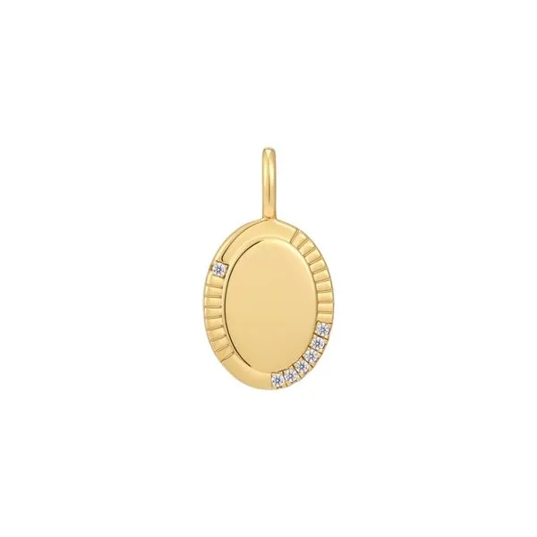 Gold Oval Charm Vaughan's Jewelry Edenton, NC
