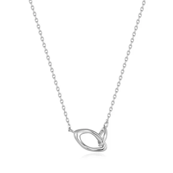 SS Wave Link Necklace Vaughan's Jewelry Edenton, NC