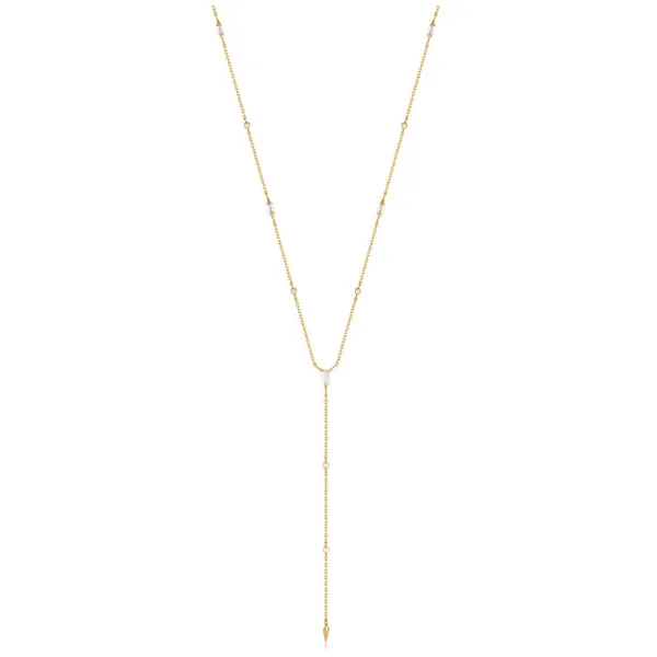 YGP, Gold Sparkle Point Y Necklace Vaughan's Jewelry Edenton, NC