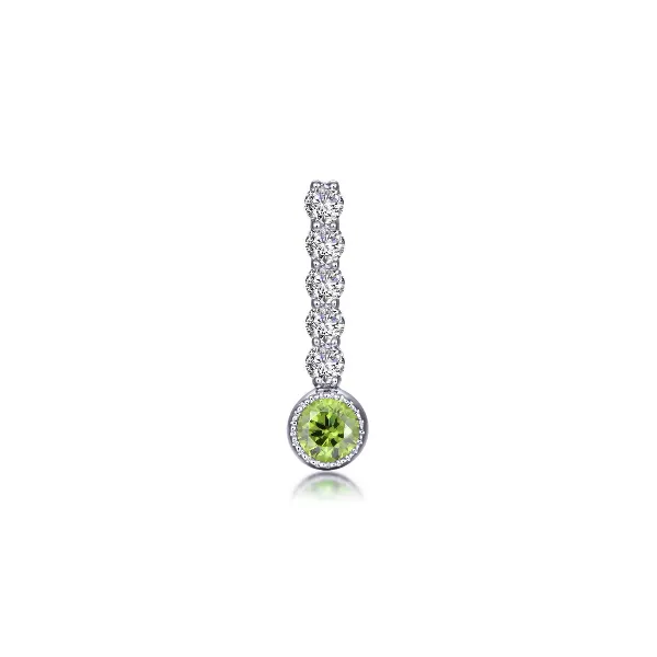Large August Birthstone Love Pendant (0.32CTTW) (Chain Sold Separately) Vaughan's Jewelry Edenton, NC