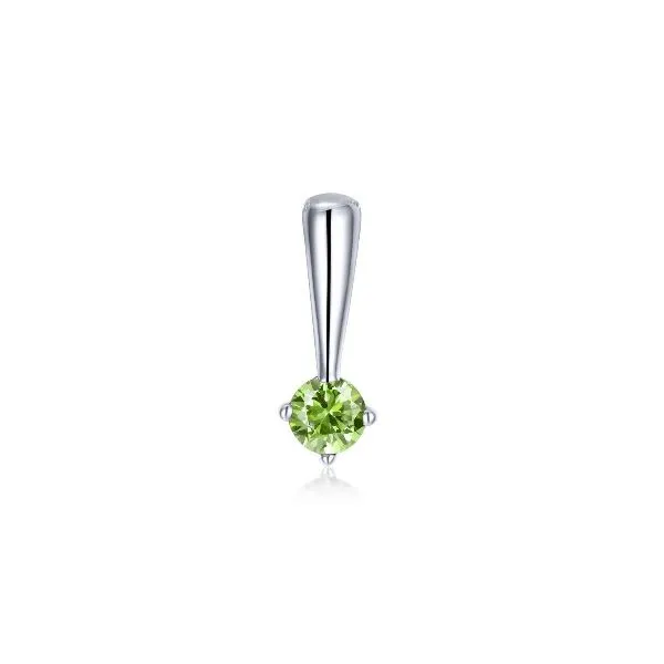 Large August Birthstone Polished Love Pendant (0.25CT) (Chain Sold Separately) Vaughan's Jewelry Edenton, NC