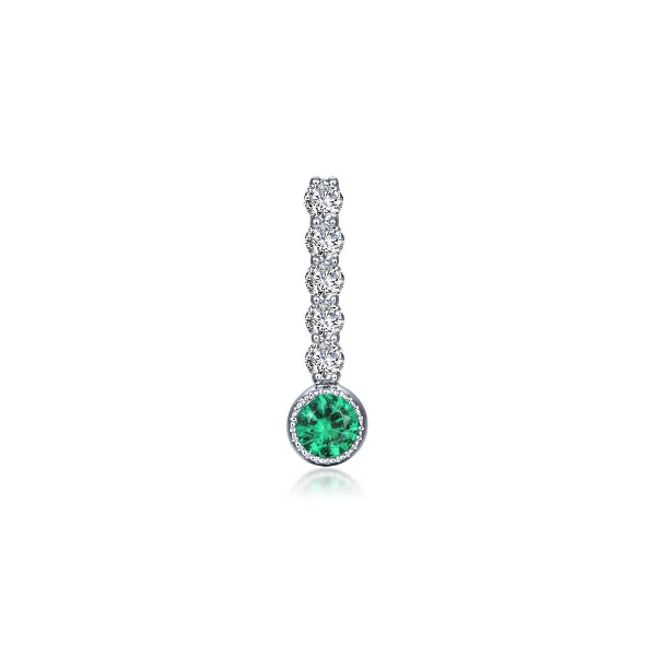 Large May Birthstone Love Pendant (0.32CTTW) (Chain Sold Separately) Vaughan's Jewelry Edenton, NC