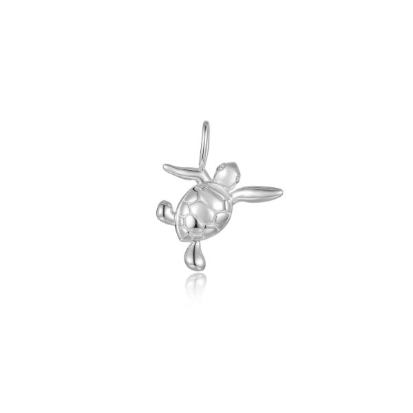 SS 0.02CTTW Marina Sea Turtle Pendant Charm Vaughan's Jewelry Edenton, NC