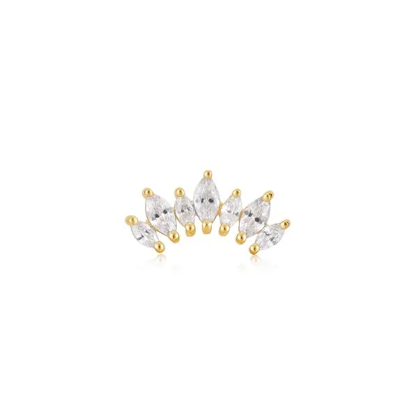 YGP, Sparkle Marquise Climber Barbell Single Earring Vaughan's Jewelry Edenton, NC