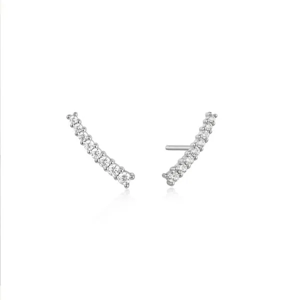 SS Glam Crawler Stud Earrings Vaughan's Jewelry Edenton, NC