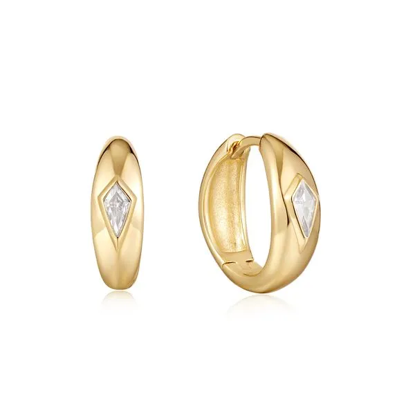 YGP, Sparkle Dome Hoop Earrings Vaughan's Jewelry Edenton, NC