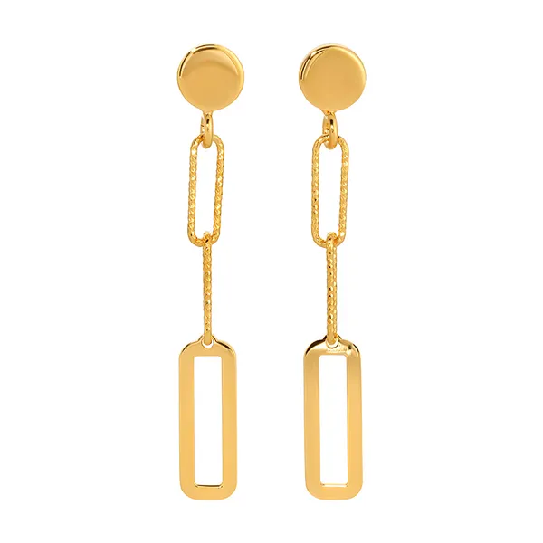 YGP Elegant Rectangle Earrings Vaughan's Jewelry Edenton, NC