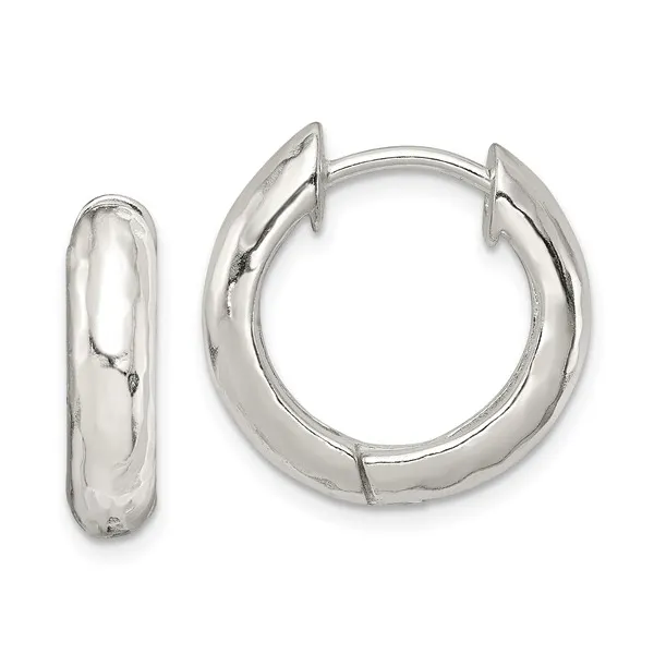 SS Hinged Huggie Hoops Vaughan's Jewelry Edenton, NC